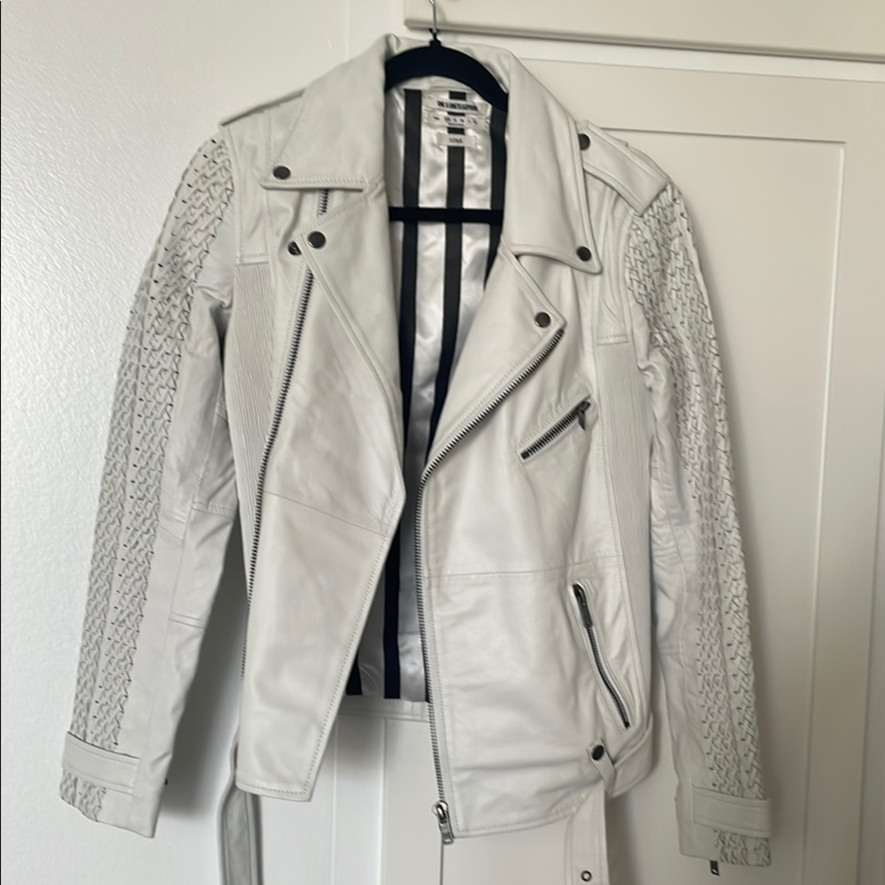 White Leather Jacket